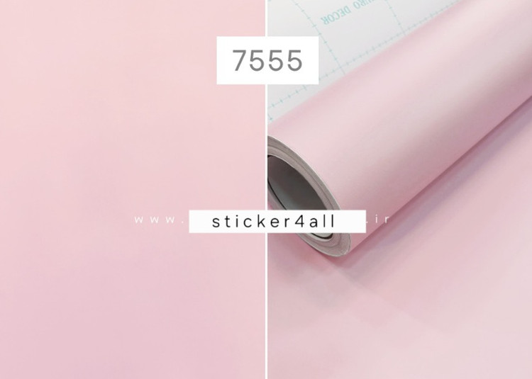 برچسب کمددیواری رنگ صورتی قابل شستشو،ضدآب